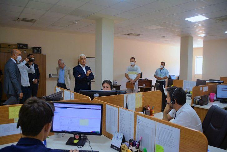 Başkan Gürün’den Çağrı Merkezi’ne ziyaret G3