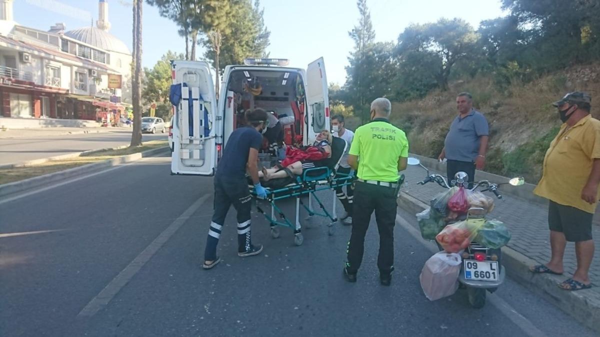 &Ccedil;alıntı motosikletle kaza yaptı