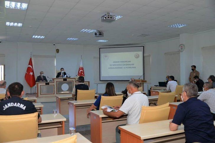 Orman yangınları ile mücadele, değerlendirme ve planlama toplantısı G2