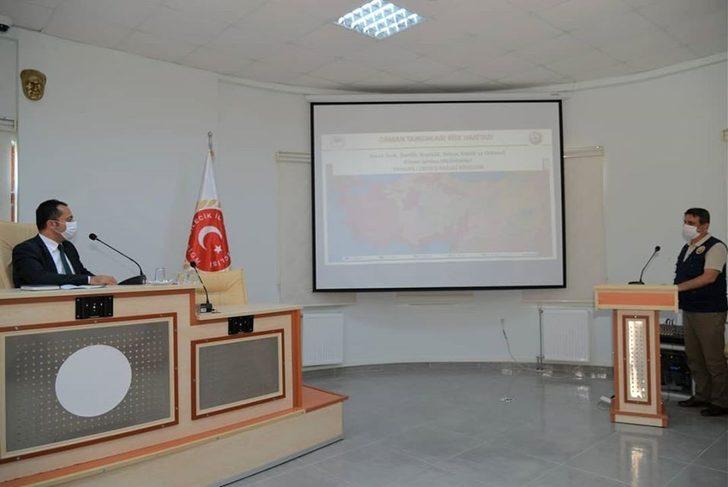 Orman yangınları ile mücadele, değerlendirme ve planlama toplantısı G4