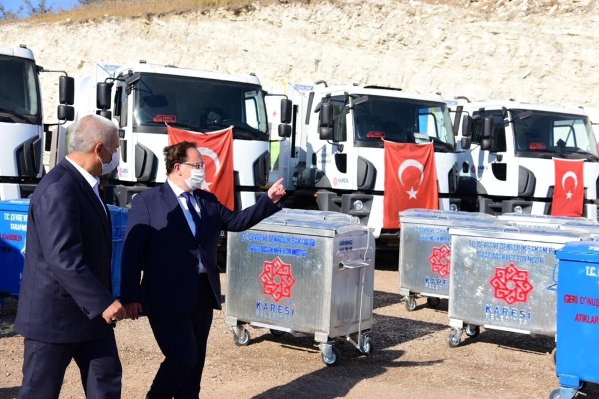 Karesi&rsquo;ye 500 yeni &ccedil;&ouml;p konteyneri
