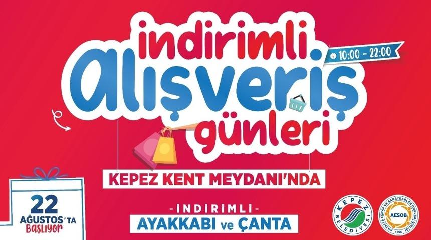 Kepez&rsquo;de indirimli alışveriş g&uuml;nleri başlıyor
