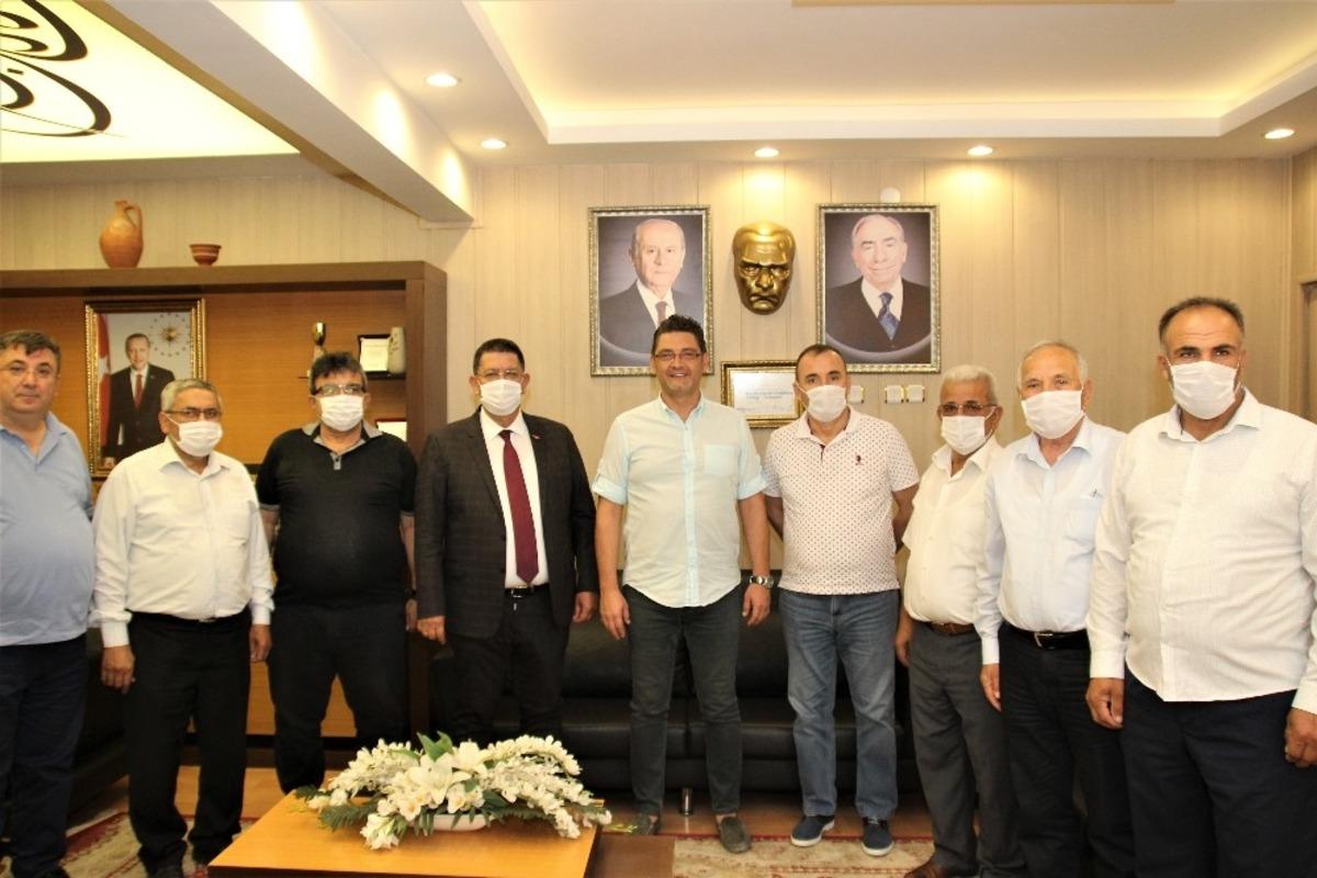 Başkan İşlek AESOB&rsquo;u ağırladı