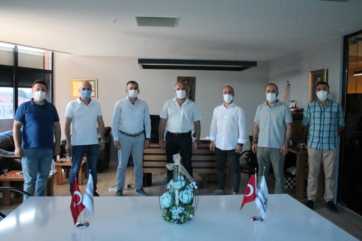 M&Uuml;SİAD Başkanı Pehlivan &uuml;yeleri iş yerinde ziyaret