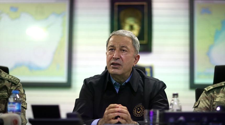 Son dakika: Milli Savunma Bakanı Hulusi Akar'dan flaş a&ccedil;ıklama: M&uuml;dahale karşılıksız kalmayacak
