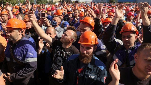 işçi protesto