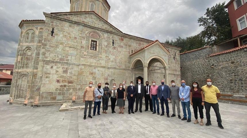 S&uuml;mela Manastırı&rsquo;ndaki ayin i&ccedil;in geldiler, orayı da ziyaret ettiler