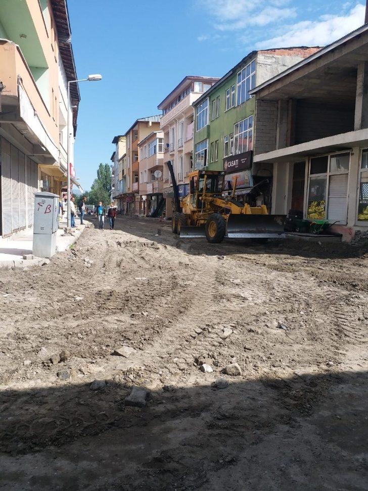 Selim’de doğal gaz çalışması biten yollar yapılıyor G4