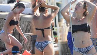 Gizem Karaca sevgilisi Kemal Ekmekçi ile Çeşme'de