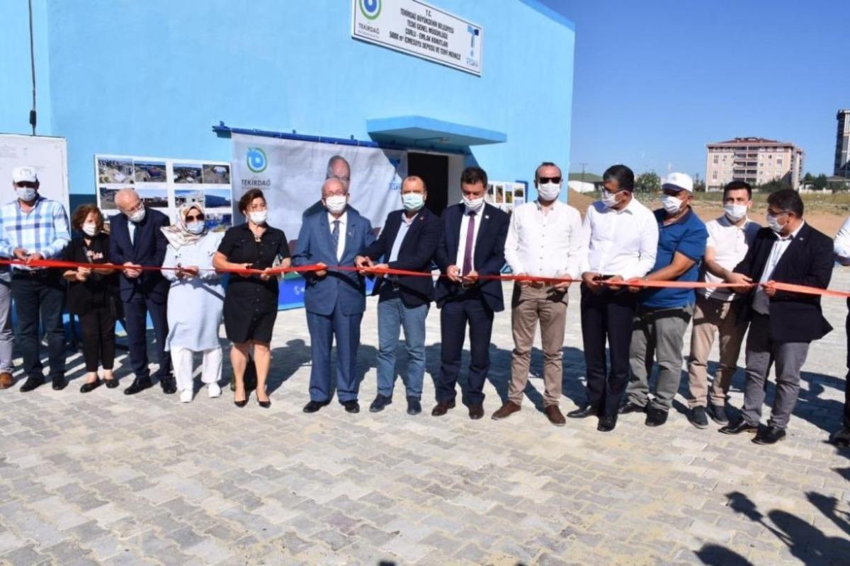 &Ccedil;orlu&rsquo;da i&ccedil;me suyu isale hattı depo ve terfi merkezlerinin a&ccedil;ılışı ger&ccedil;ekleştirildi