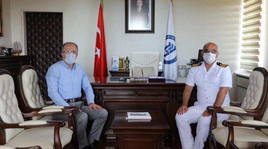 Garnizon Komutan Çalışkan’dan Rektör Uzun’a veda ziyareti