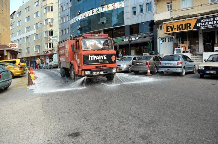 Cadde ve Sokaklar Dezenfekte ediliyor G2