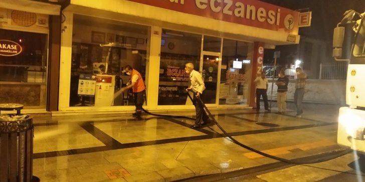 Malatya caddelerinde Covid-19 temizliği G2