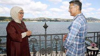 Emine Erdoğan, Hint sinemasının ünlü aktörü Aamir Khan’ı kabul etti