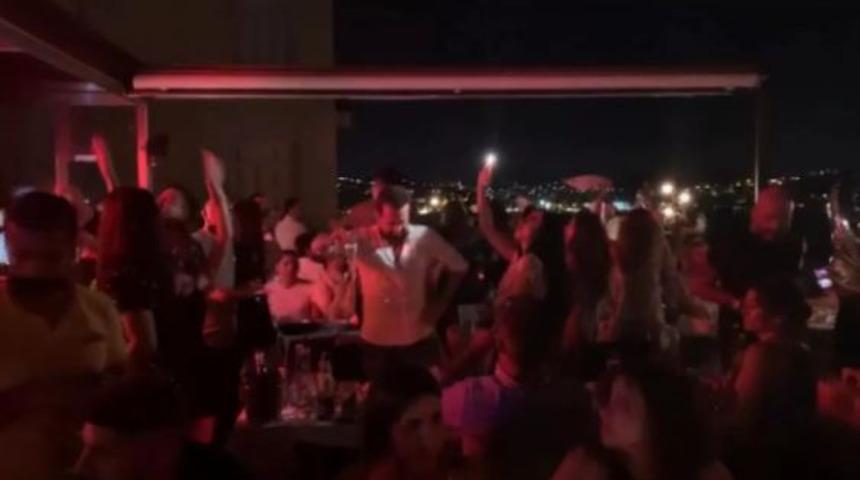 Bebek'teki ünlü eğlence mekanında şoke eden görüntüler!