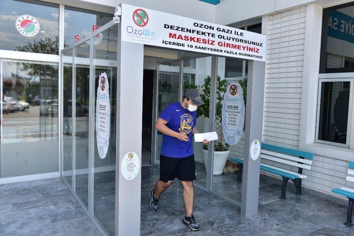 Belediye Tıp Merkezi girişine ozon odası G2