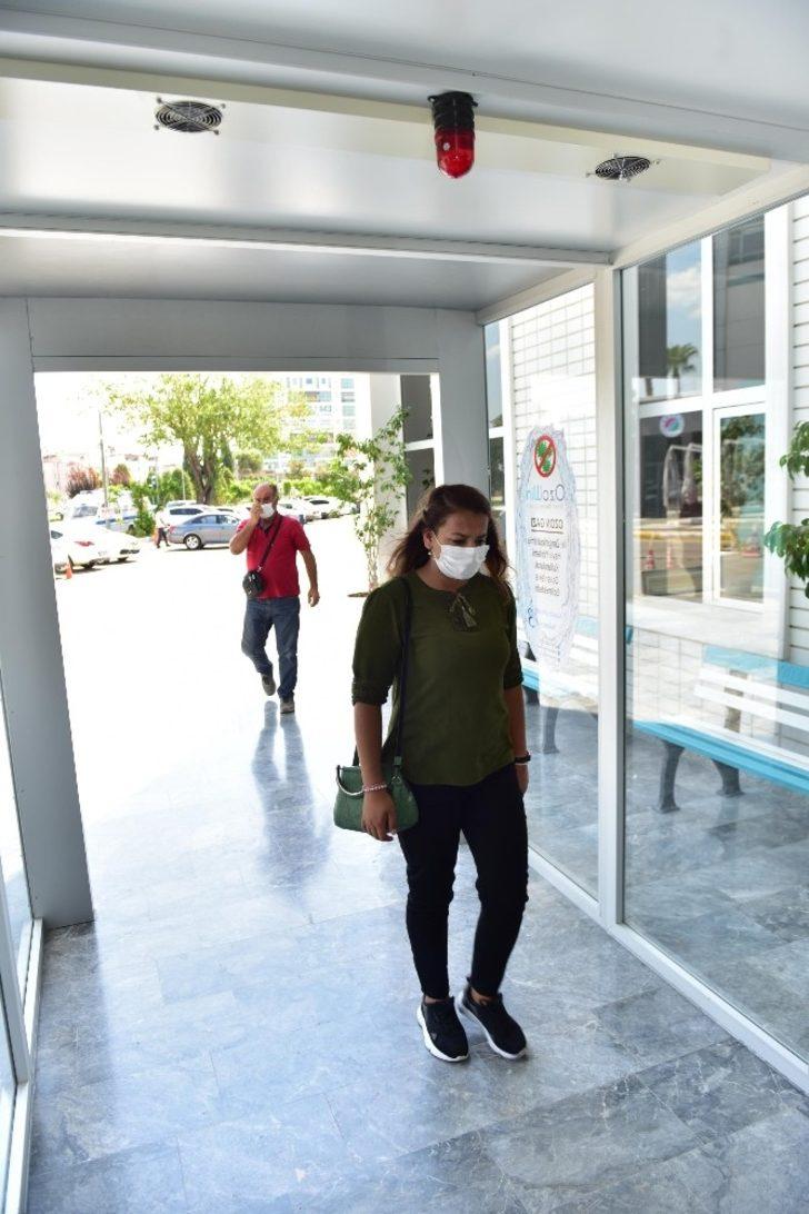 Belediye Tıp Merkezi girişine ozon odası G3