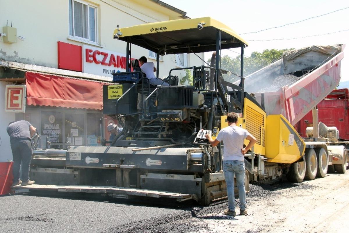 Ula Belediyesinden asfalt &ccedil;alışması