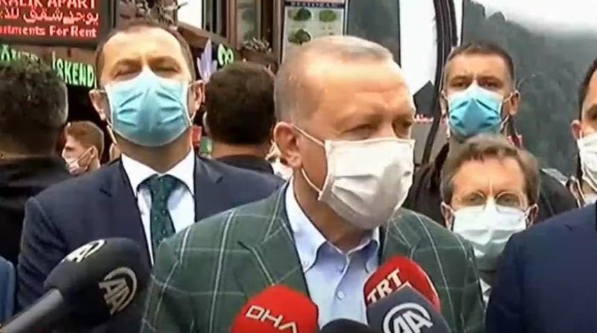 Cumhurbaşkanı Erdoğan: 2022'nin sonunda yeni bir Ayder ortaya çıkacak