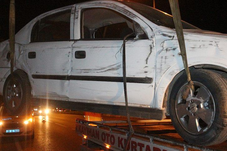 Dikkatsiz sürücü kendini sulama kanalında buldu G3