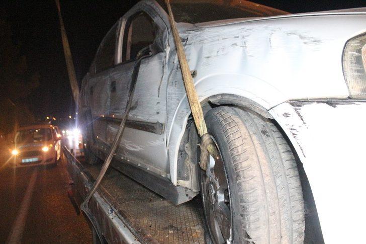 Dikkatsiz sürücü kendini sulama kanalında buldu G4