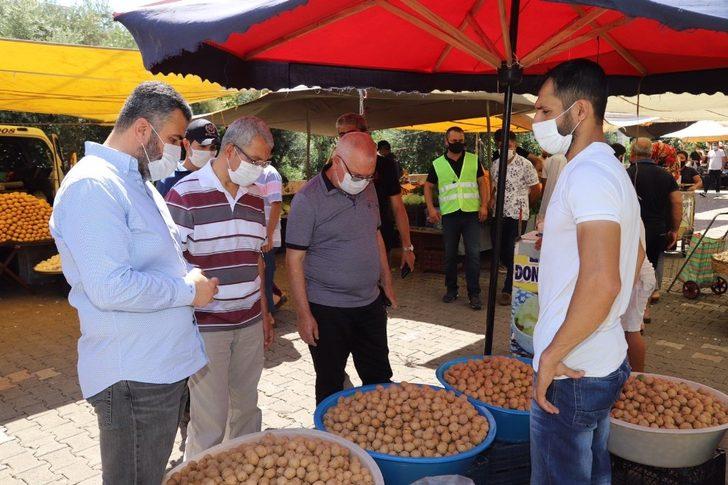 Payas’ta pazarlarda korona virüs denetimi G5