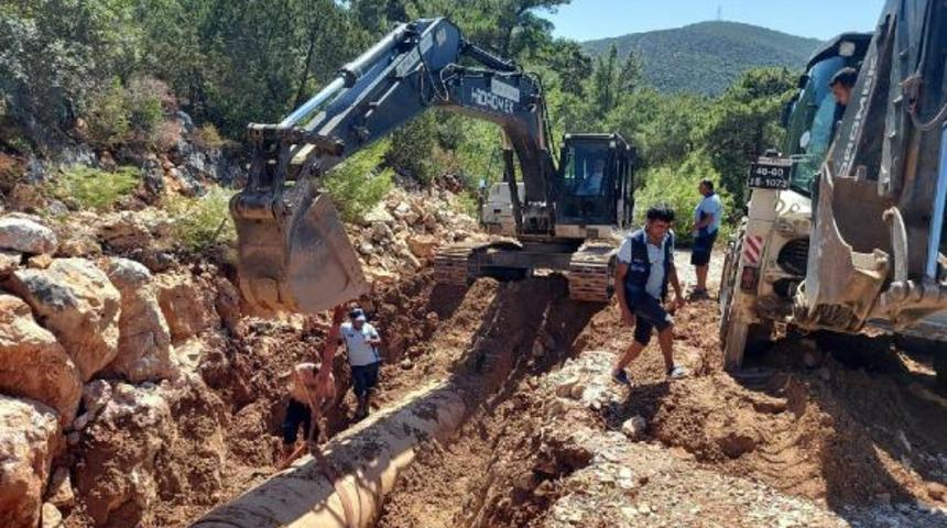 Bodrum'da 36 saatlik su kesintisi! Halk tepkili