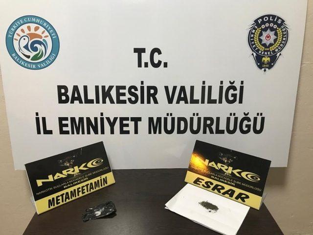 Balıkesir’de 8 uyuşturucu şüphelisine operasyon