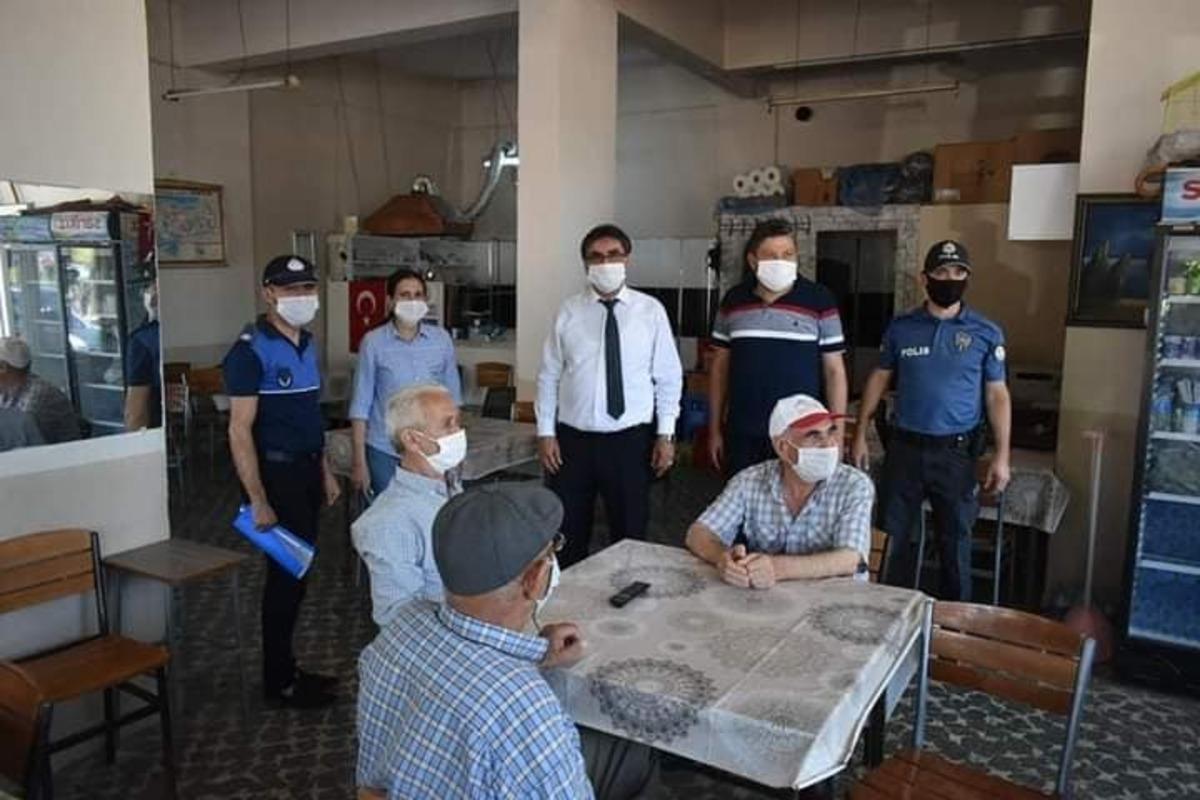 Karacasu&rsquo;da korona vir&uuml;s denetimi