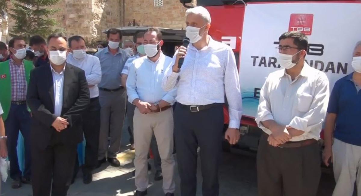 İtfaiye filosuna destek hibe ara&ccedil;