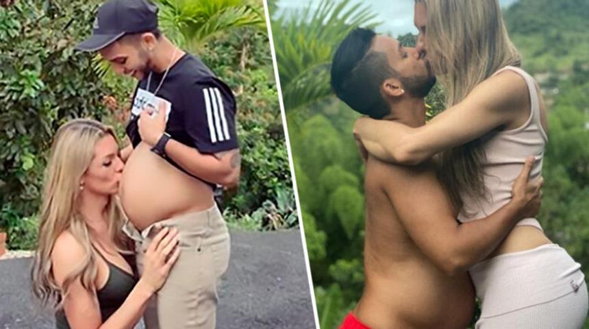 Trans model 8 aylık hamile kocasıyla fotoğraflarını paylaştı