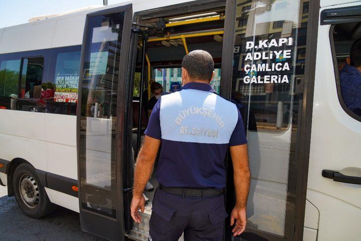 Büyükşehir Belediyesi maske denetimlerini sürdürüyor G2