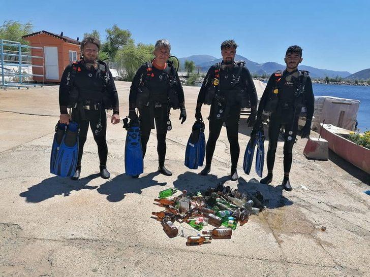 Su Altı Arama Kurtarma Ekibi Eğirdir Gölü’nde su altı temizliği yaptı G5