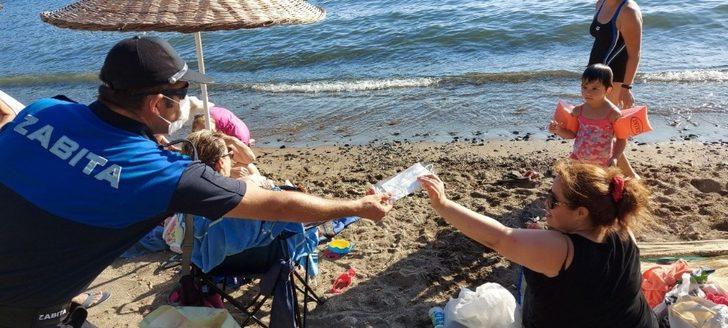 Bodrum’da zabıta önce uyarıp ardından maske veriyor G2