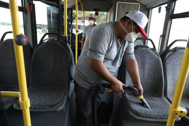 Halk otobüslerinde hijyen ve dezenfeksiyon işlemleri ön planda G4