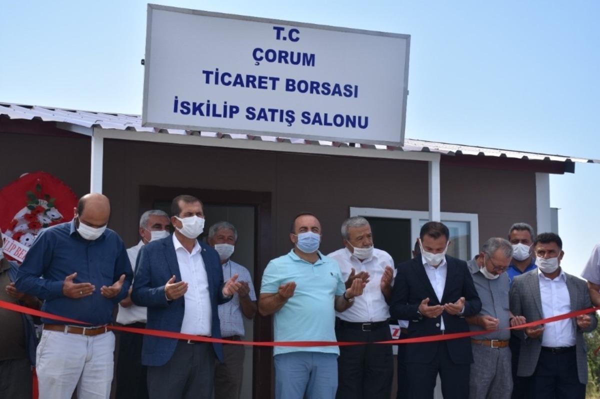 &Ccedil;orum ticaret borsası İskilip&rsquo;te satış salonu a&ccedil;tı