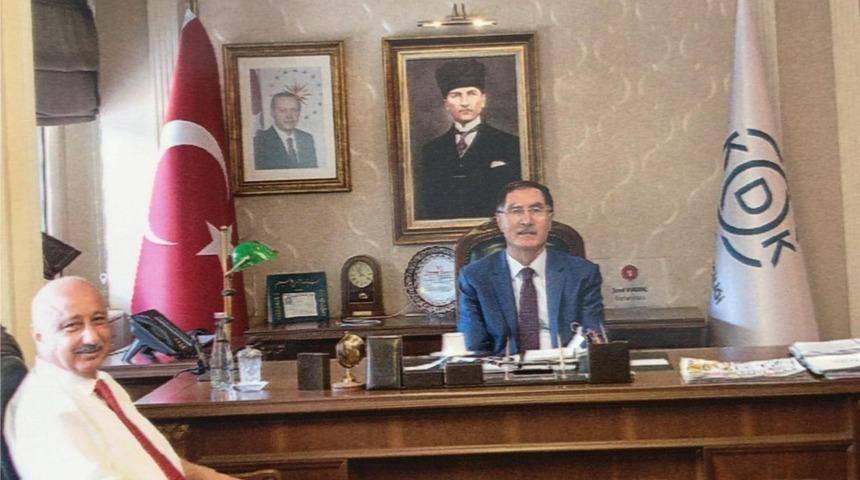 Rektör Durmuş Malkoç ve Koç’u ziyaret etti