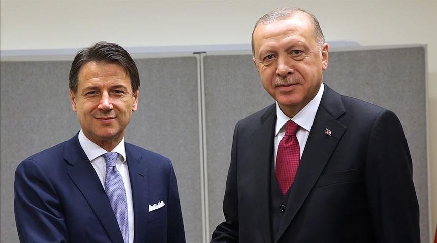 Son dakika: Cumhurbaşkanı Erdoğan, İtalya Başbakanı Conte ile g&ouml;r&uuml;şt&uuml;