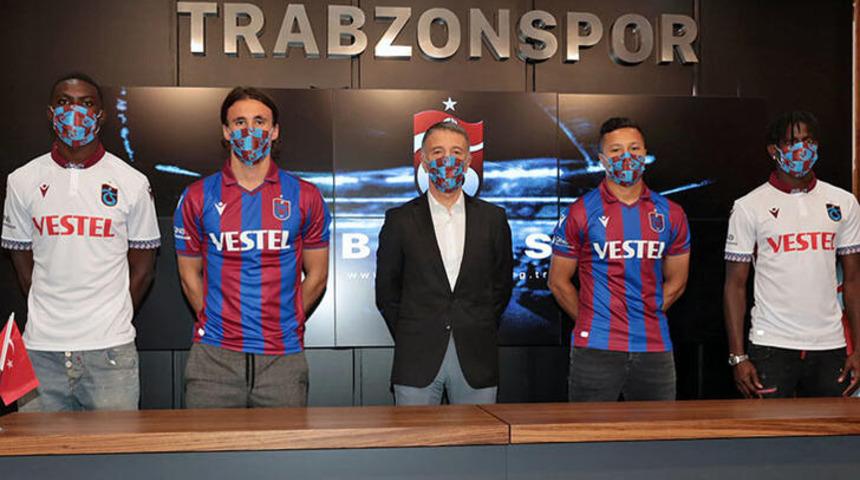 Trabzonspor'da imza yağmuru! Trondsen, Edgar Le, Xavier ve Stiven Plaza
