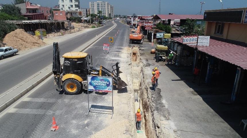 Alata ve Kargıcak&rsquo;ta kanalizasyon sorunu &ccedil;&ouml;z&uuml;l&uuml;yor