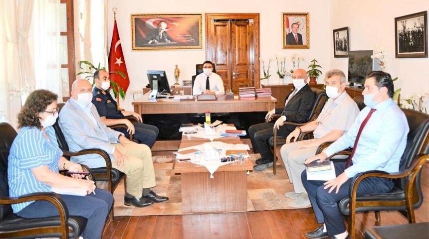 İlçe asayiş ve pandemi toplantısı yapıldı