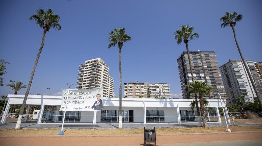 Mersin&rsquo;de sahilde nikah salonu a&ccedil;ılıyor