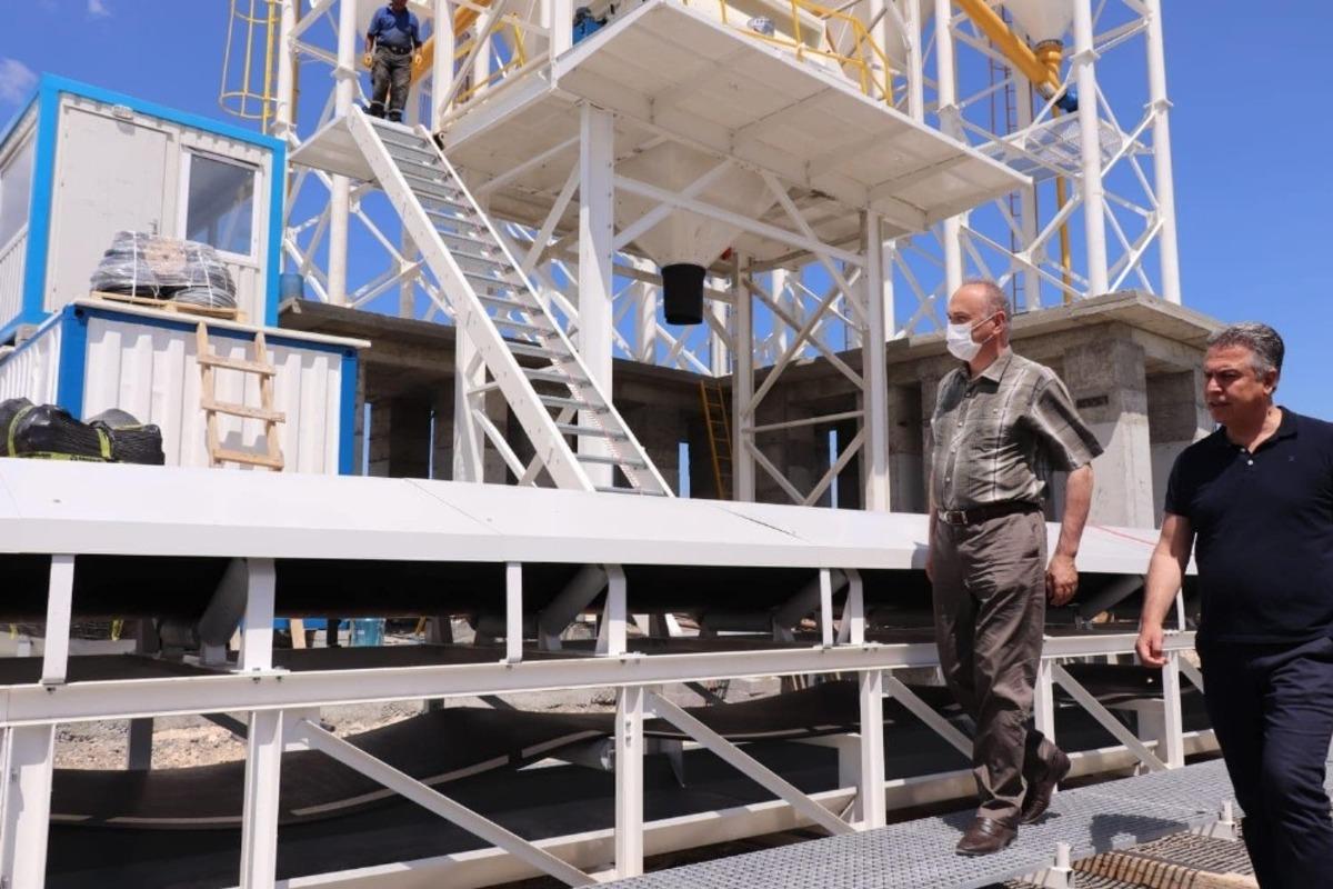D&uuml;zce Belediyesi beton santralinin &uuml;retimi 5 kat arttı