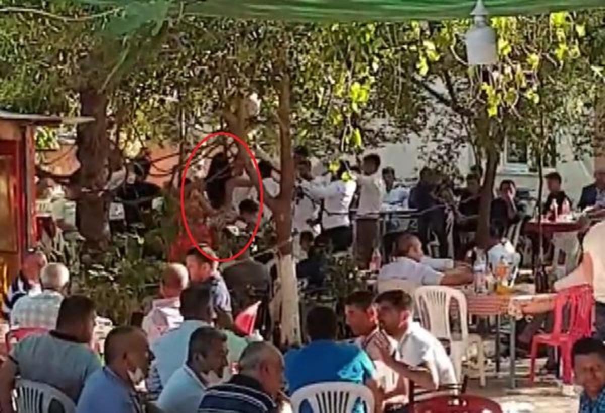 Mahalle meydanında dans&ouml;zl&uuml; d&uuml;ğ&uuml;n 'pes' dedirtti!