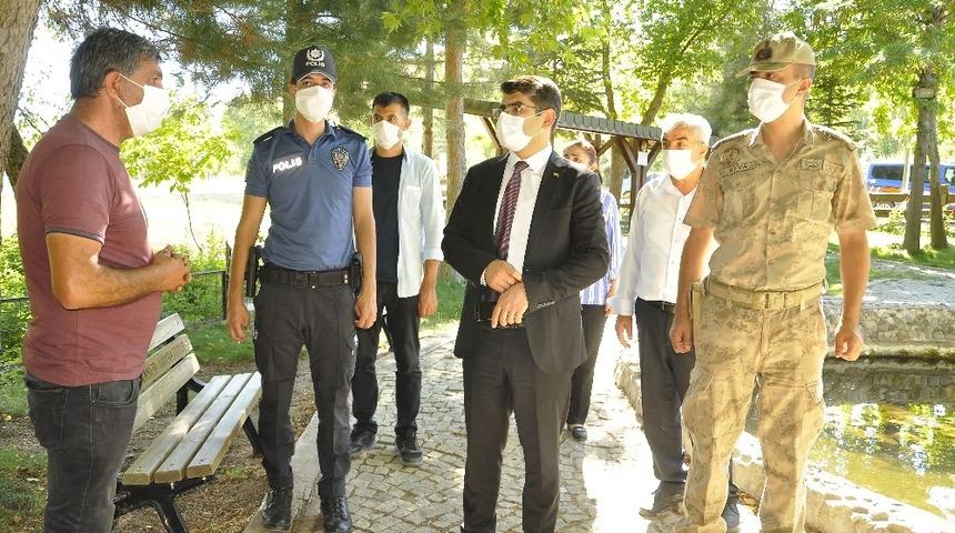 Arguvan&rsquo;da korona denetimleri sıklaştırıldı