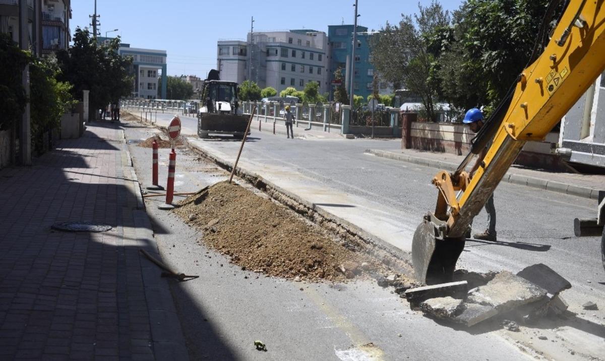 Teomanpaşa mahallesinde doğal gaz &ccedil;alışmaları başladı