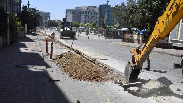 Teomanpaşa mahallesinde doğal gaz çalışmaları başladı