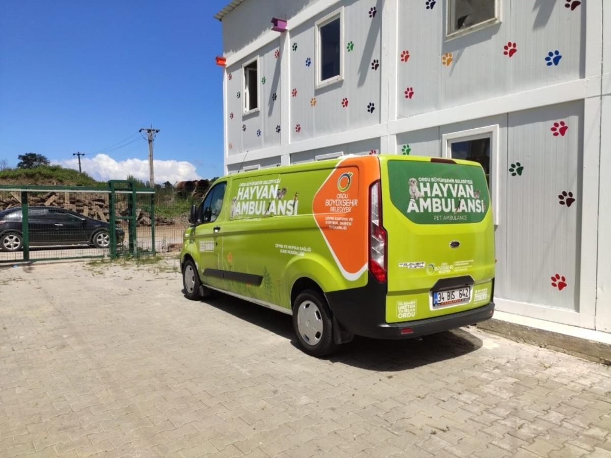 Hayvanlar i&ccedil;in ambulans