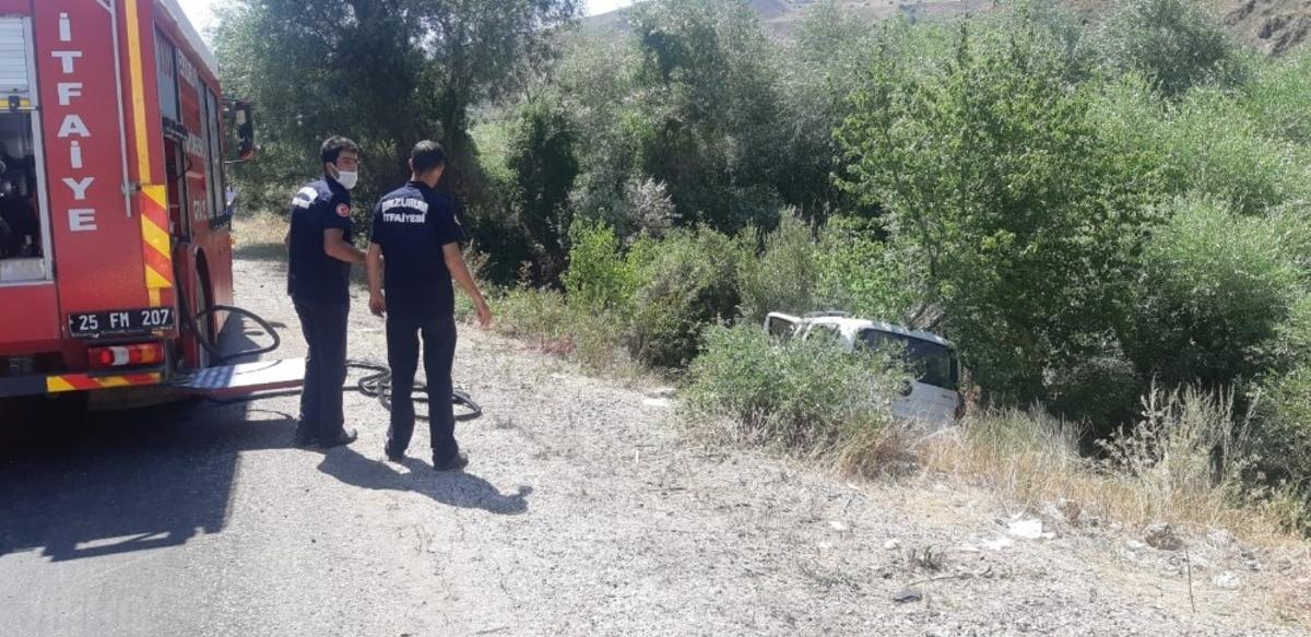 Erzurum&rsquo;da Trafik Kazası: 1 ağır yaralı