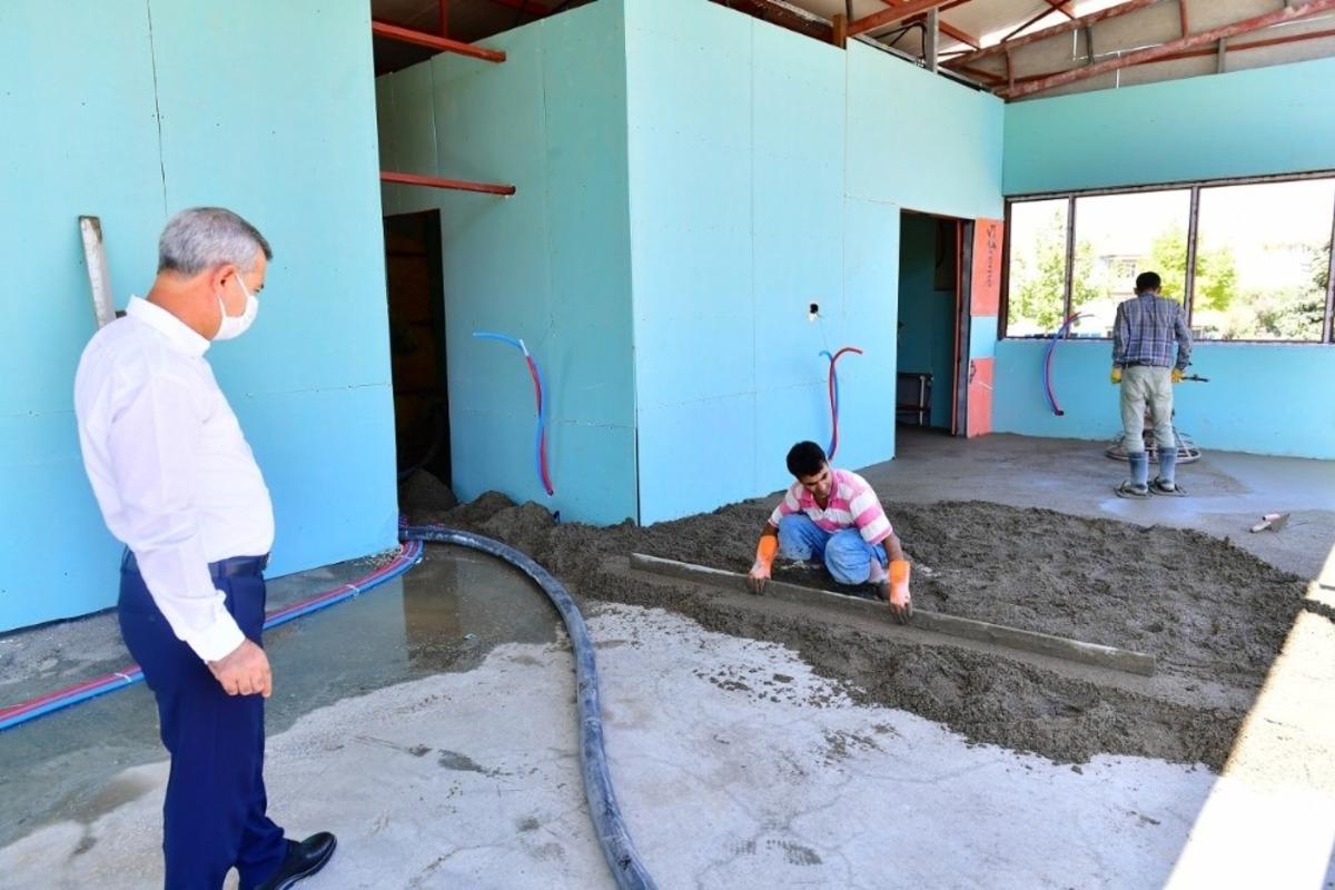 Yeşiltepe sosyal tesisleri ve halı saha mahalleye değer katacak